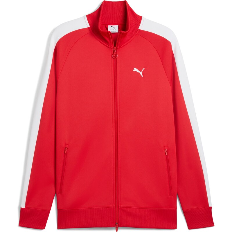 PUMA Športová bunda T7 ALWAYS ON červená / biela 61974739