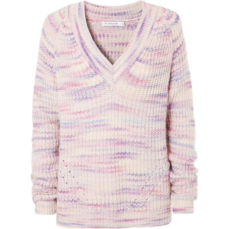 TATUUM Sveter Saba fialová / orgovánová / ružová / biela 62250891