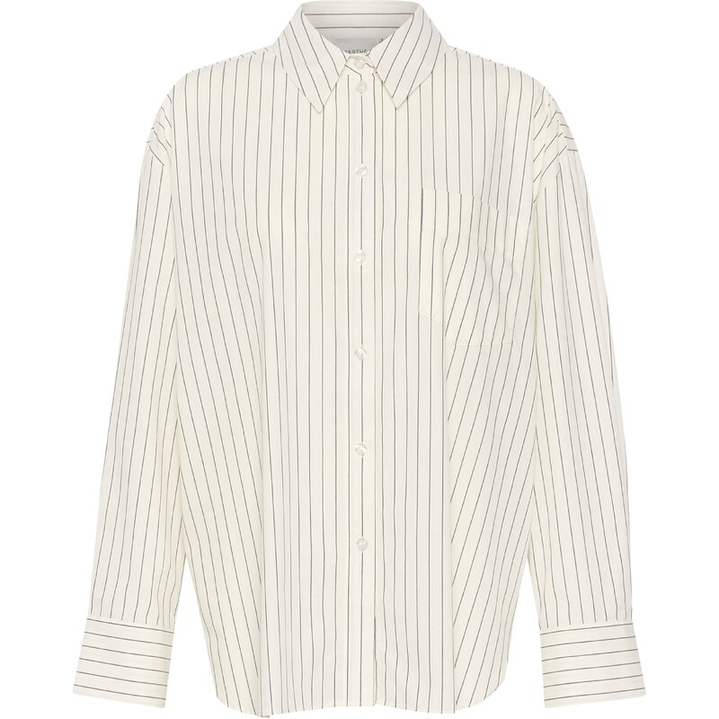 Gestuz Blúzka NoelleGZ farby bahna / biela 62977699