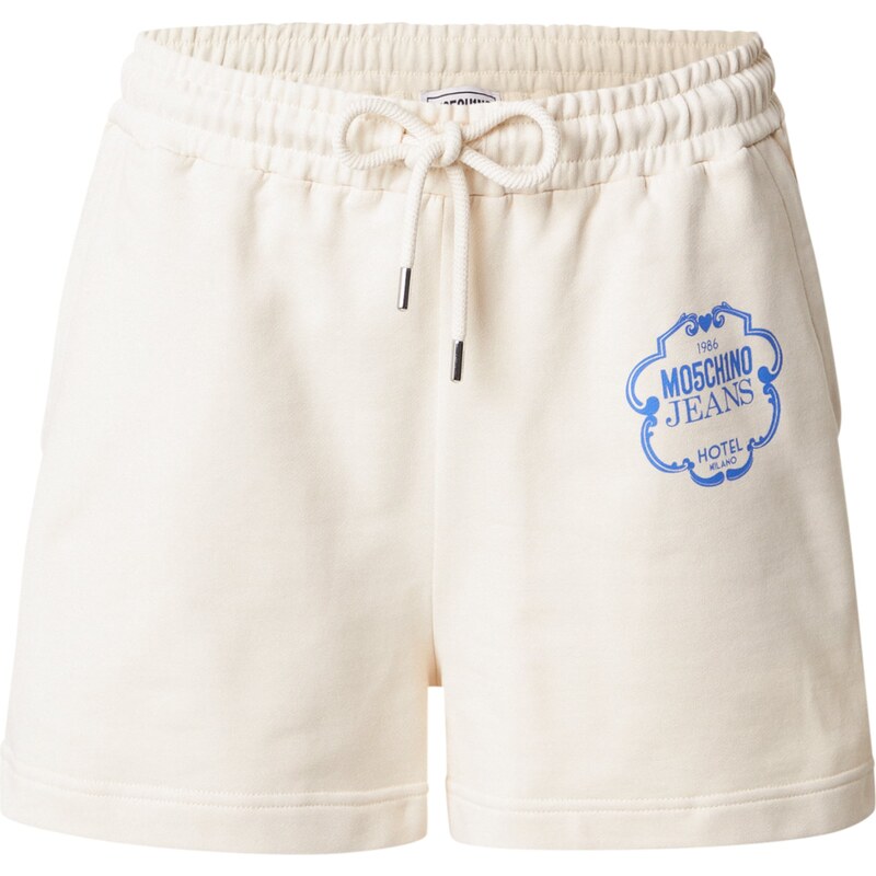 Moschino Jeans Nohavice slonová kosť / azúrová 63212160