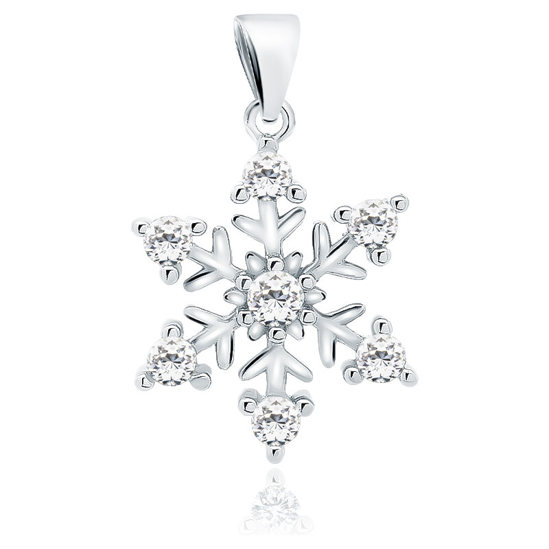 Olivie Stříbrný přívěsek SNĚHOVÁ VLOČKA 9406 65048812