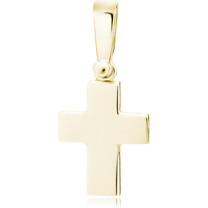 Olivie Stříbrný přívěsek KŘÍŽEK GOLD 9407 65048813