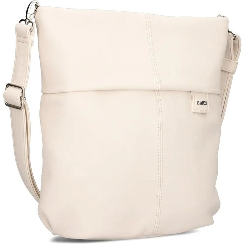 Kabelka crossbody se dvěma popruhy Zwei M12 WHI 29465995