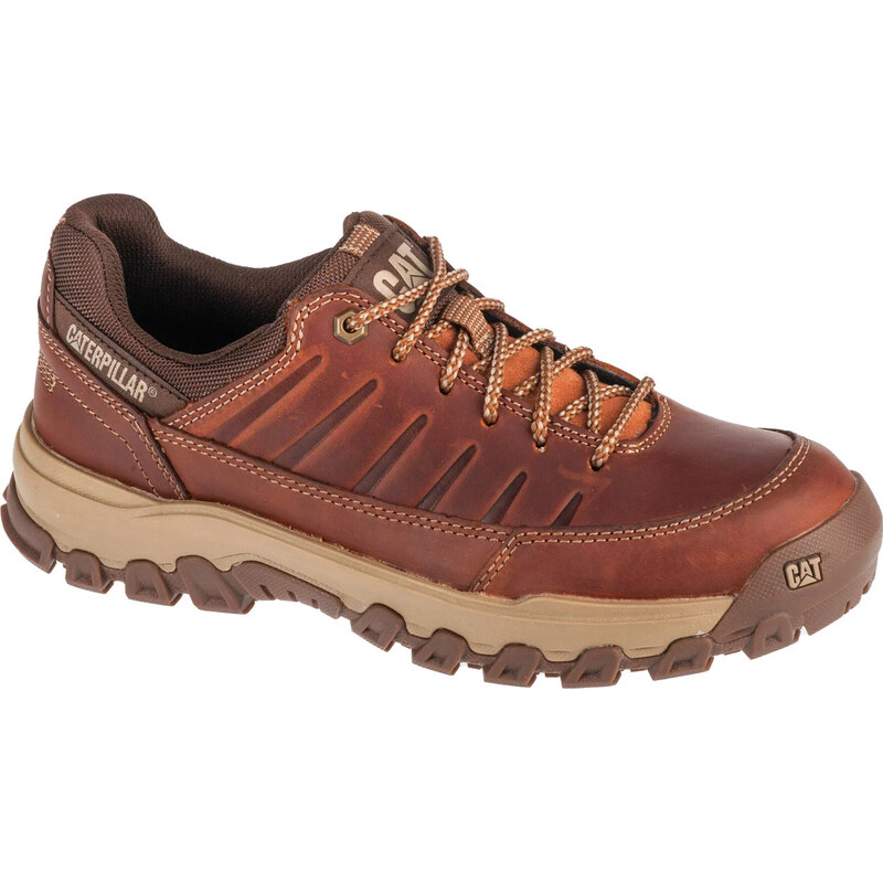 Hnedé pánske kožené tenisky Caterpillar Threshold Rebound Low P726208 61983202