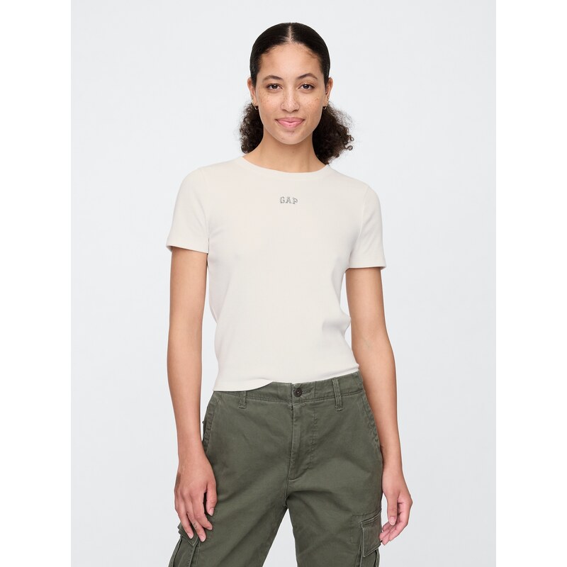 GAP Dámske Crop tričko s logom 637782-02 66266118