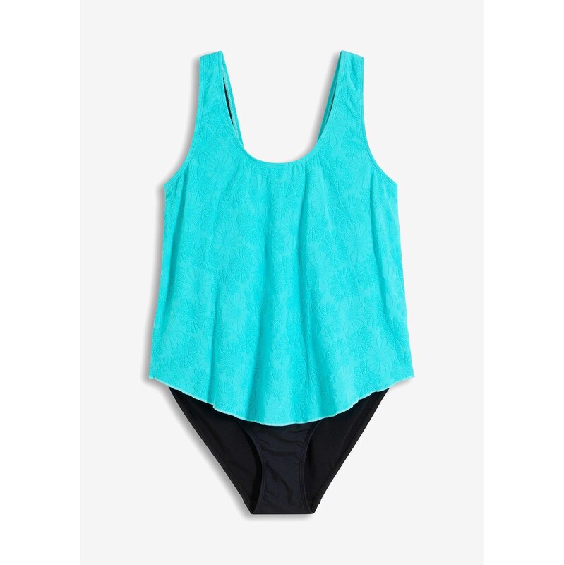 bonprix Sťahovacie plavky so stredným tvarujúcim efektom, farba modrá 49696913