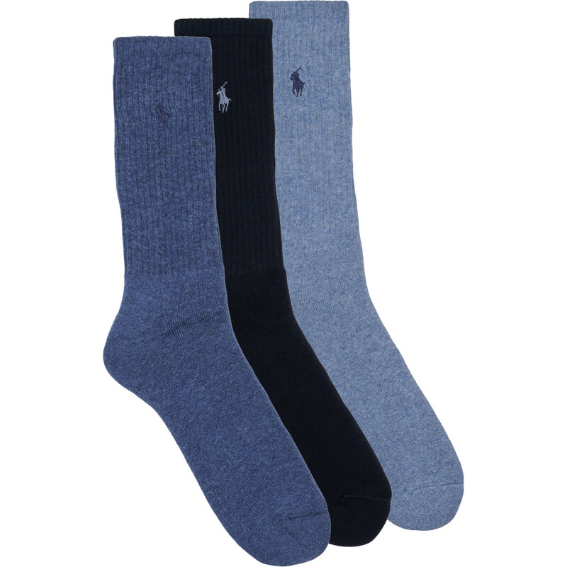 Polo Ralph Lauren Vysoké ponožky CREW W/PP CREW 3 PACK Polo Ralph 62508578