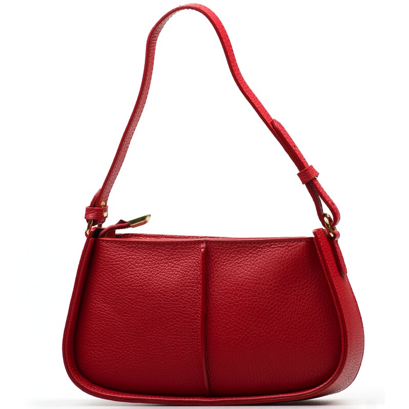 Blaire Kožená mini kabelka Livie červená 64987929