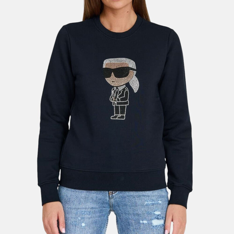 Dámská tmavě modrá mikina Karl Lagerfeld Ikonik 2.0 56136 61993169