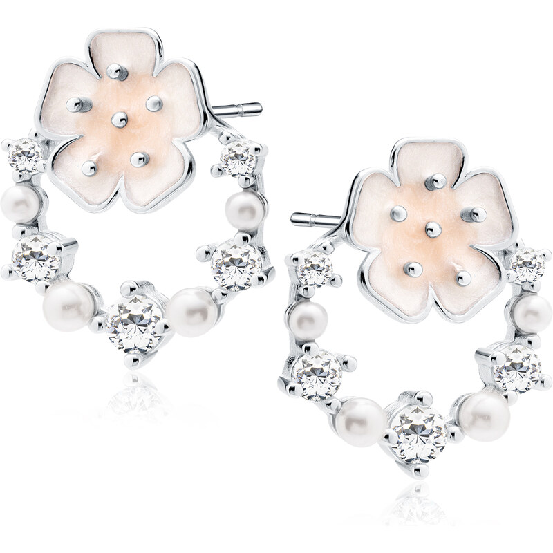 Olivie Stříbrné KVĚTINOVÉ KRUHY 9422 64818309