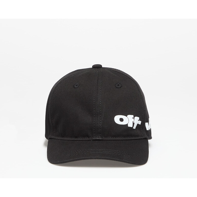 Šiltovka Off-White Kids Type Graphic Baseball Cap Black/ White II 61994587