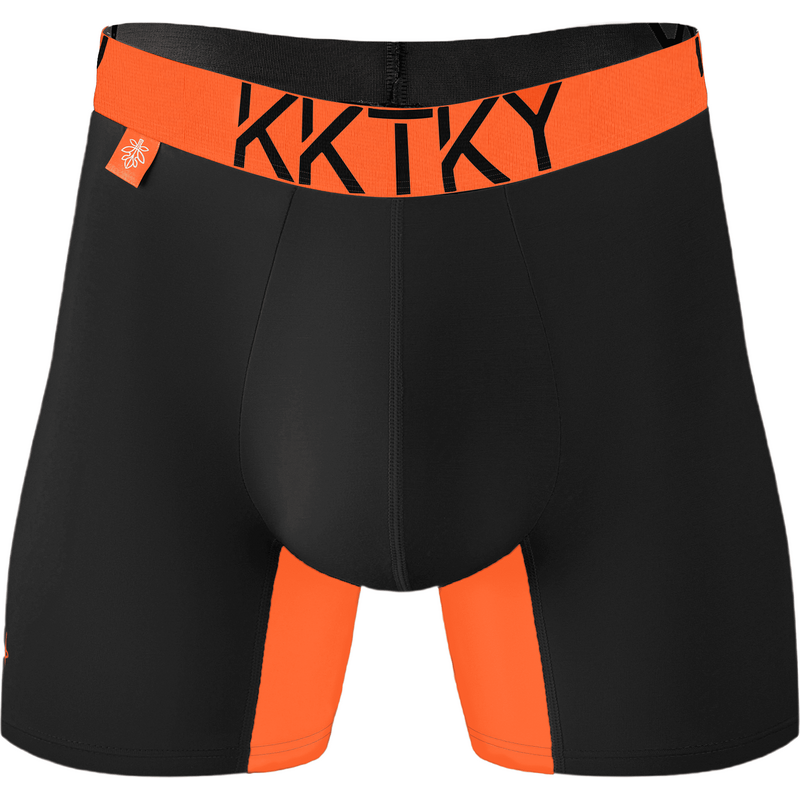 Pánske boxerky KKTKY Trunks Horiaci ker Neónová oranžová 61995215