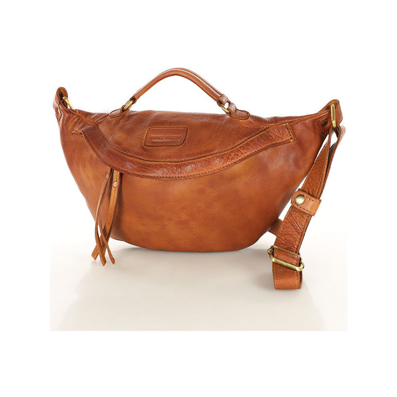 MARCO MAZZINI Dámska kožená ľadvinka | koňaková VS7b 61995734