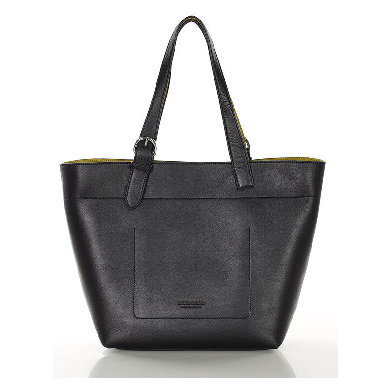 MARCO MAZZINI Luxusná nákupná taška - prémiová kožená taška | čierna 61995735