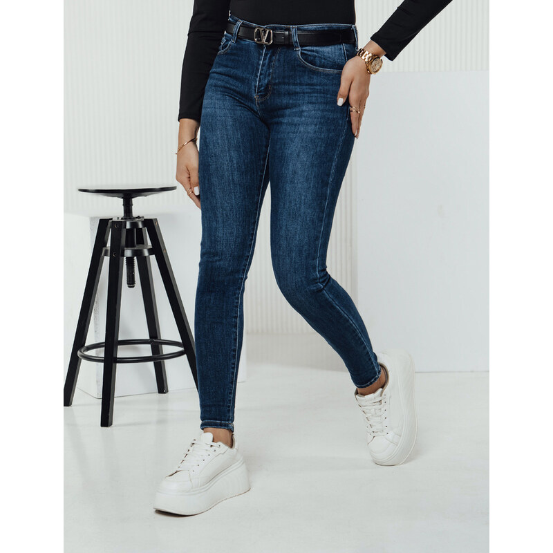 BASIC Tmavomodré skinny džínsy DIVETTI UY2330 61995969