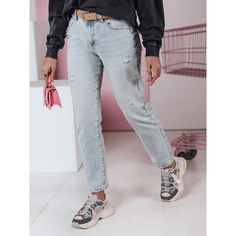 BASIC Svetlomodré rifle rovného strihu BLUEDEN UY2359 61996013