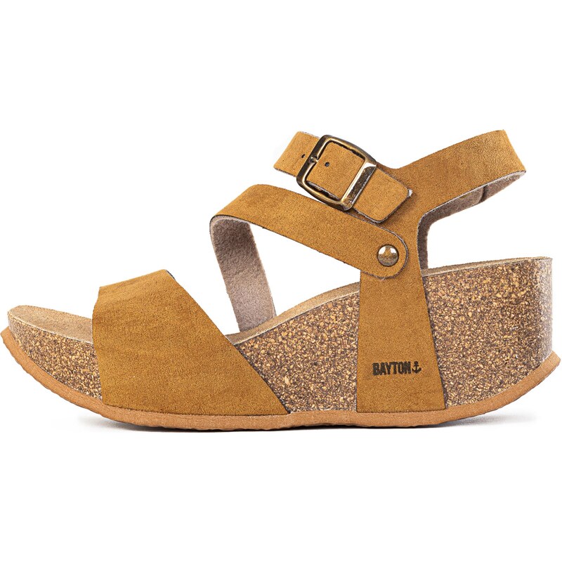 Bayton Remienkové sandále karamelová / svetlohnedá 63134644