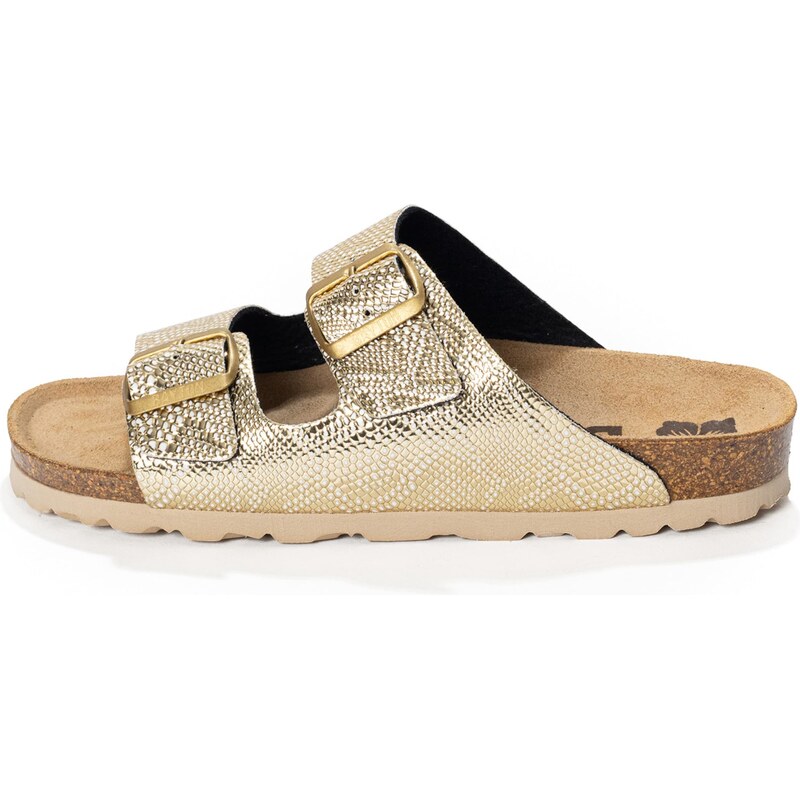 Bayton Šľapky Athena béžová / krémová / zlatá 62239660