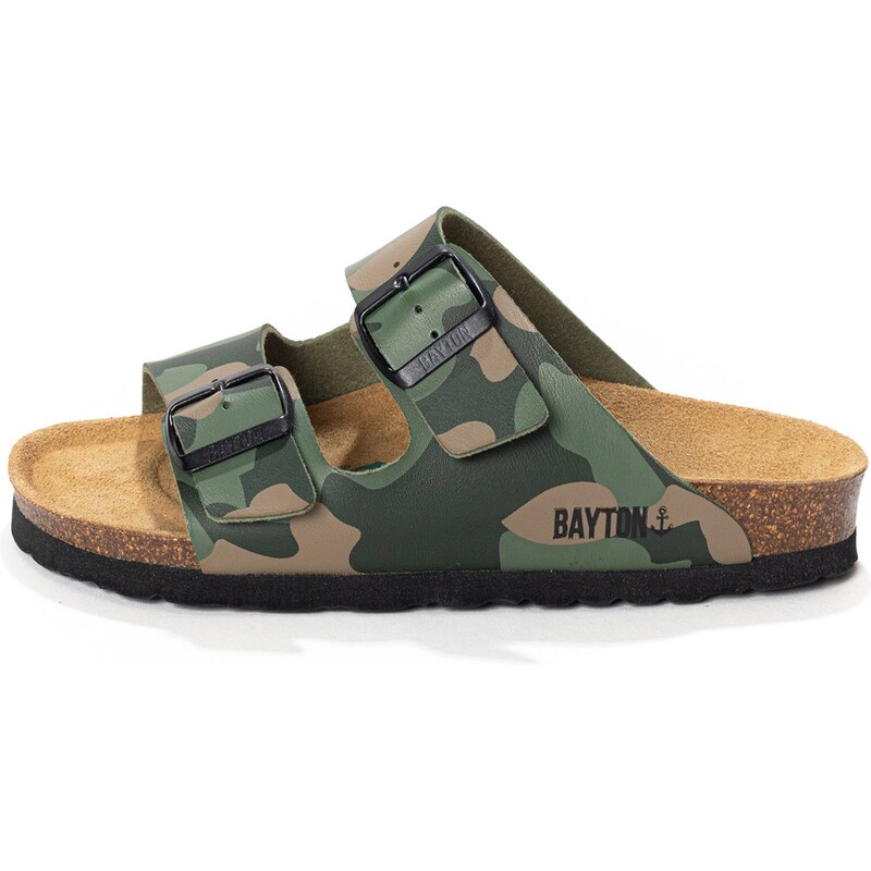 Bayton Otvorená obuv Athena béžová / zelená / kaki 62239668