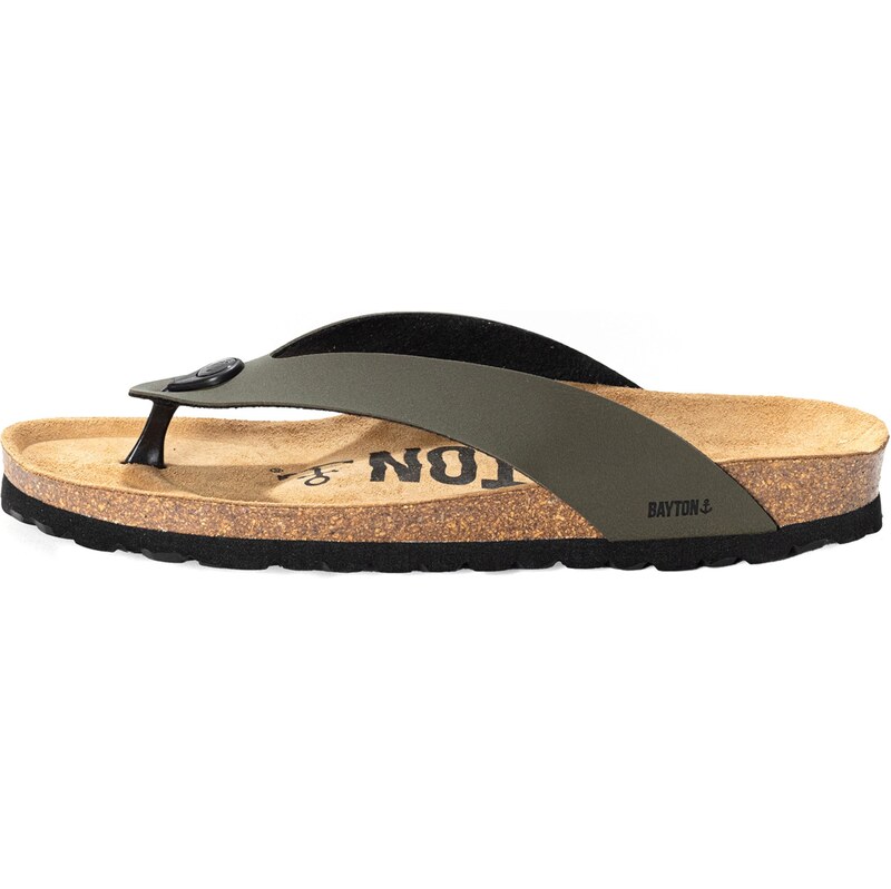 Bayton Žabky Lucca kaki / čierna 63145430