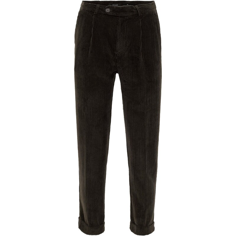 Antioch Plisované nohavice kaki 62052712