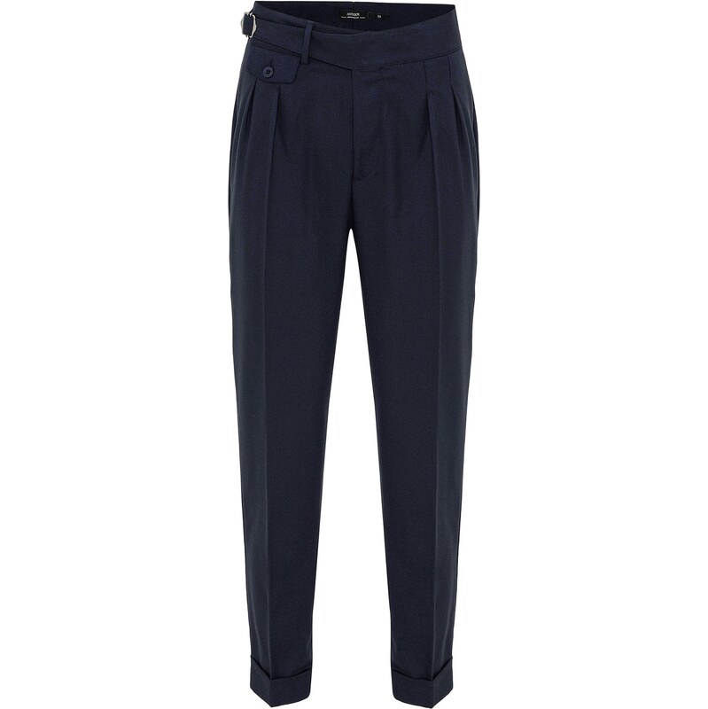 Antioch Plisované nohavice námornícka modrá 62052722