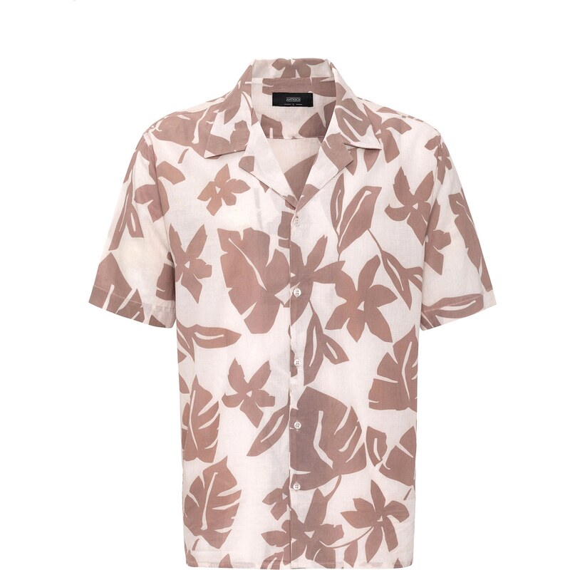 Antioch Košeľa hnedá / biela 62128751