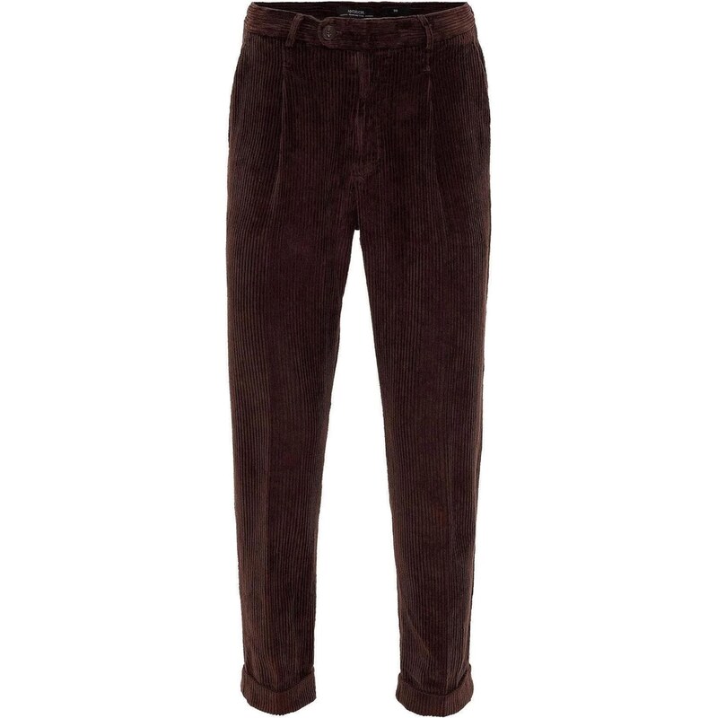 Antioch Plisované nohavice tmavohnedá 62052727