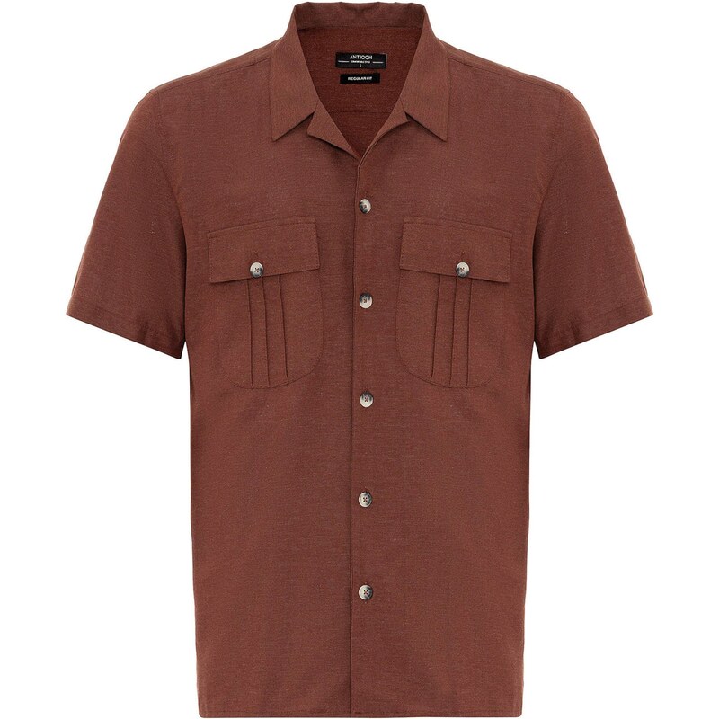Antioch Košeľa hnedá 62052755