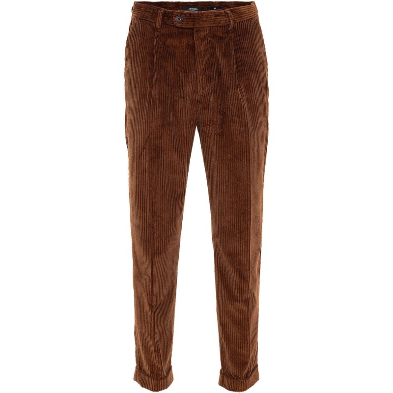 Antioch Plisované nohavice farba ťavej srsti 62052773