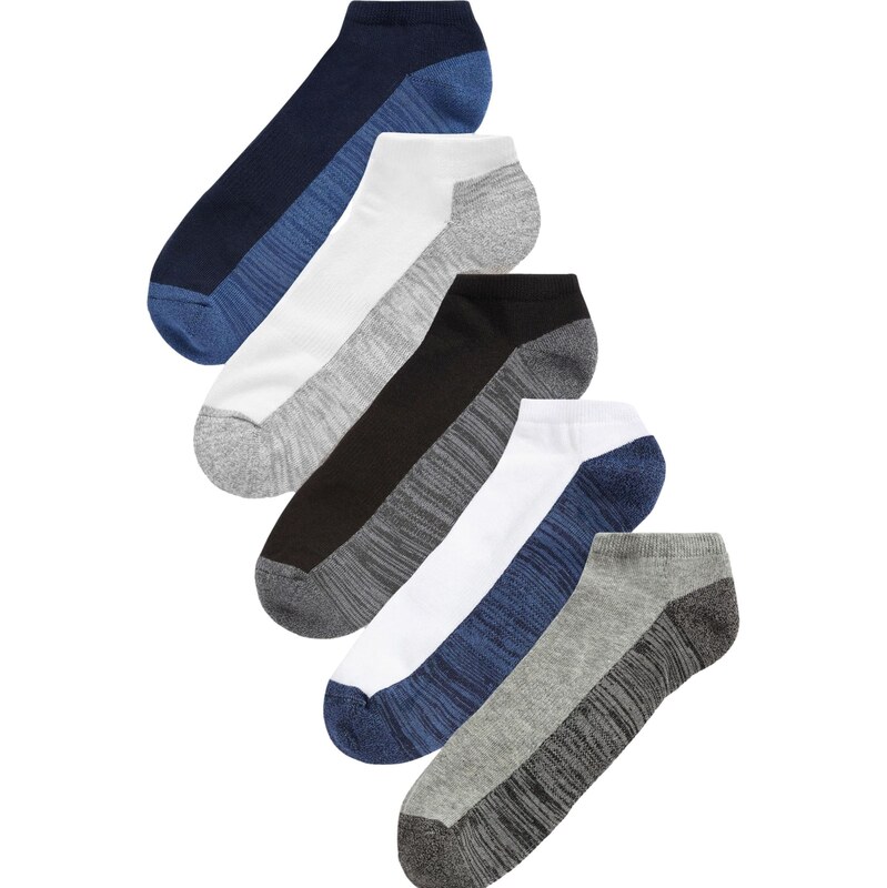 Next Ponožky námornícka modrá / tmavosivá / sivá melírovaná / čierna / 62001899