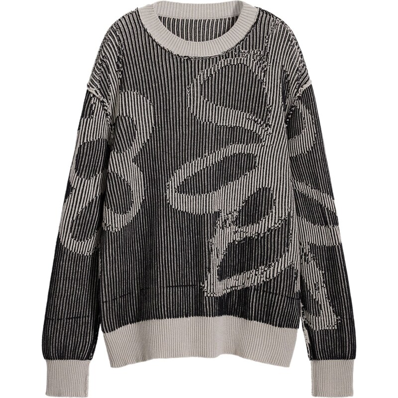 Desigual Sveter čierna / biela 62001952