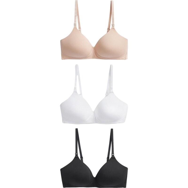 Next Podprsenka na dojčenie béžová / čierna / biela 62224970