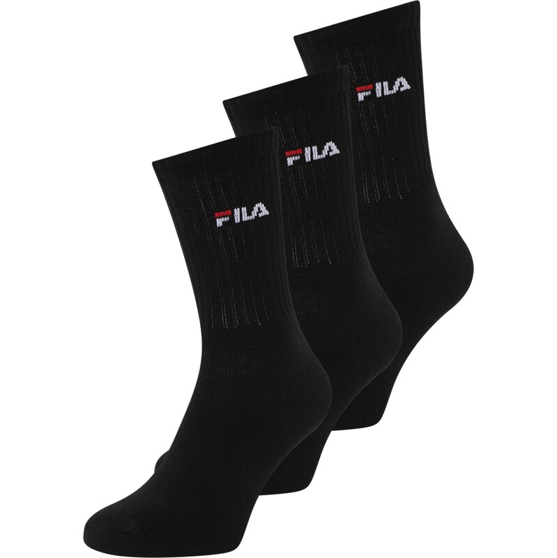 FILA Ponožky červená / čierna / biela 62002218
