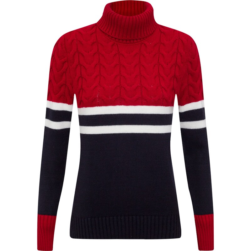 Williot Sveter námornícka modrá / červená / biela 62053459