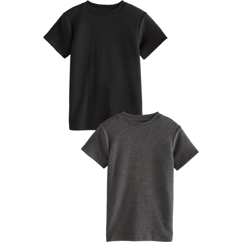 Next Tielko sivá melírovaná / čierna 62002452