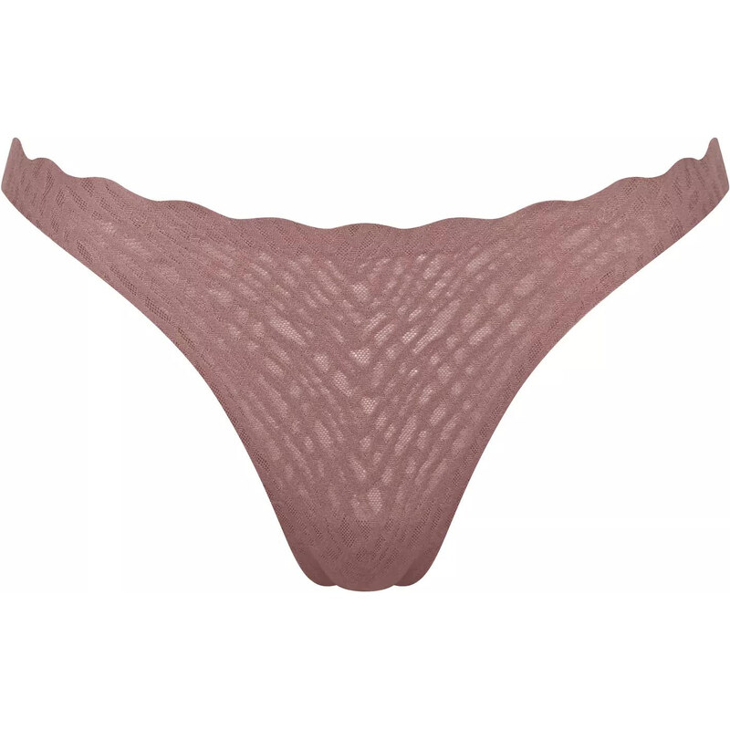 Dámske tangá ZERO Feel Bliss String - BROWN - svetlohnedé 1141 - 65715603