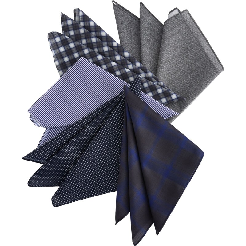 Next Šatka námornícka modrá / sivá / biela 62224972