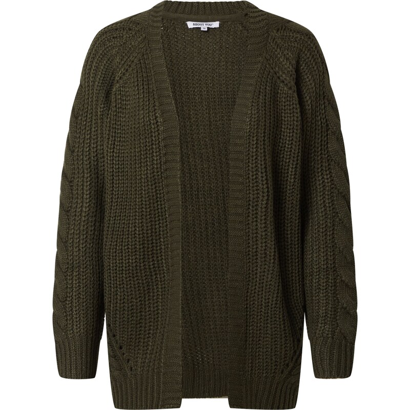 ABOUT YOU Kardigán Saphira kaki 19825554