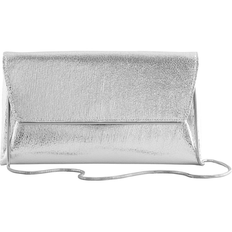 Next Listová kabelka strieborná 62225107