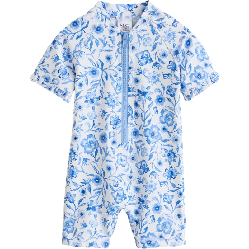 Next Jednodielne plavky modrá / biela 62002328