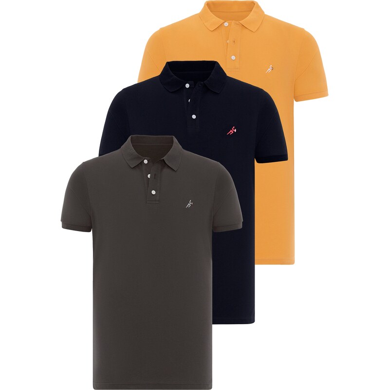 Moxx Paris Tričko horčicová / sivá / čierna 62053412