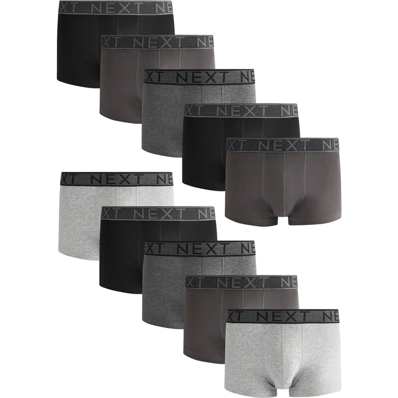 Next Boxerky sivá / antracitová / sivá melírovaná / čierna 62002666