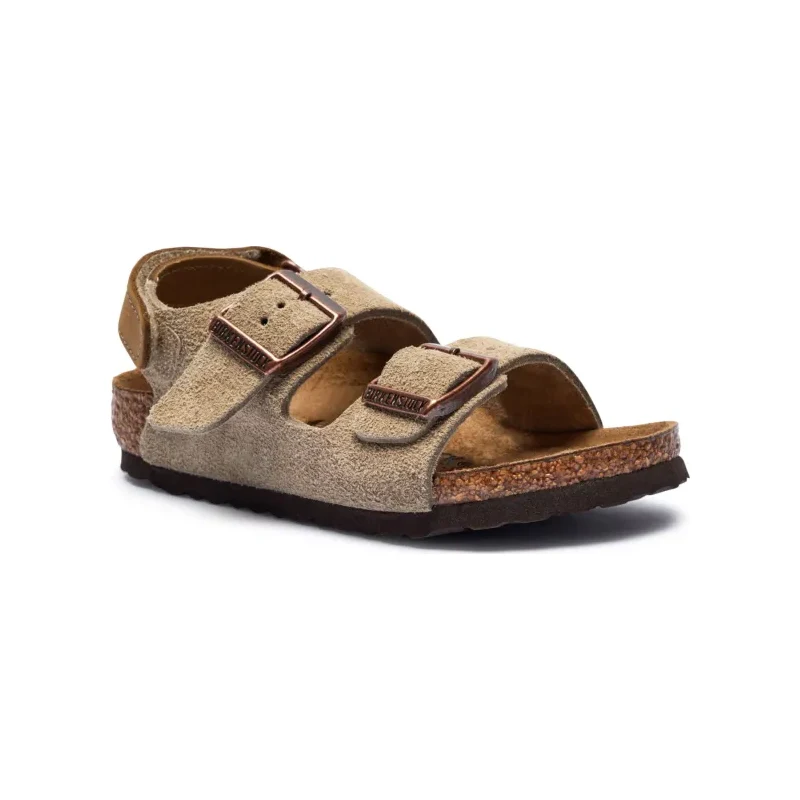 Birkenstock Kožené sandále Milano Kids LEVE | narrow fit 62599358