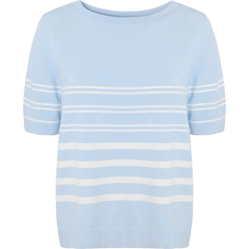 TATUUM Sveter Ezra svetlomodrá / biela 62250894