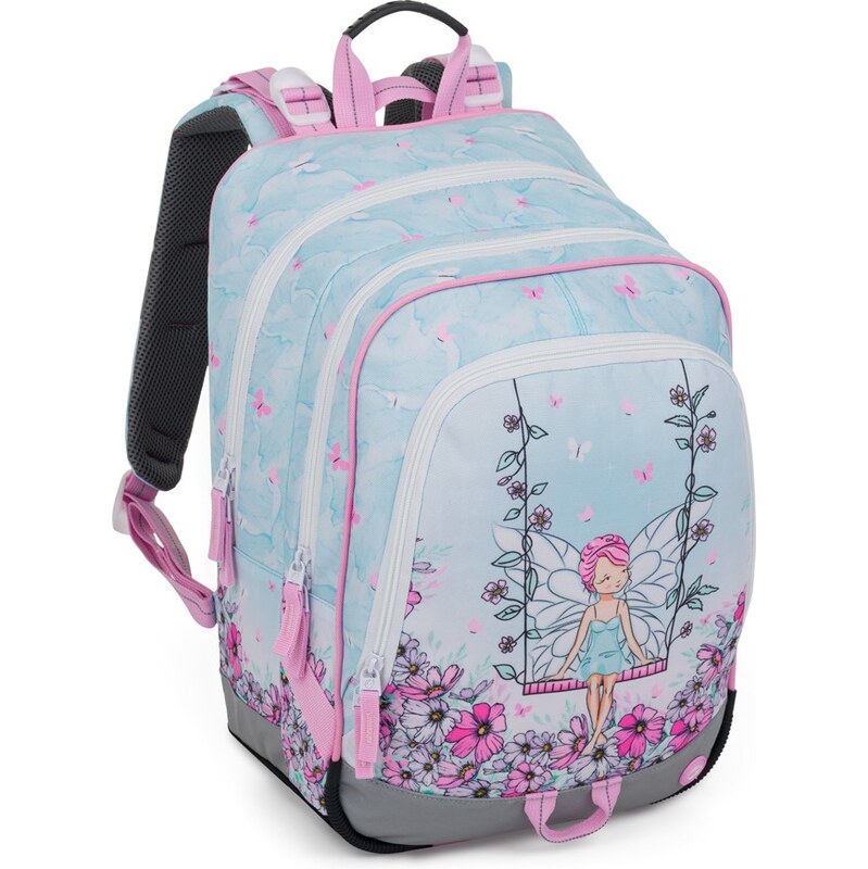 Bagmaster ALFA 25 A školský trojkomorový batoh – víla 63581010