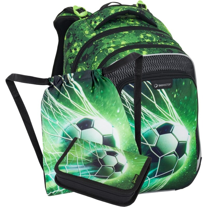 Bagmaster LUMI 25 B malý školský set pre prváčikov – futbal 63475259