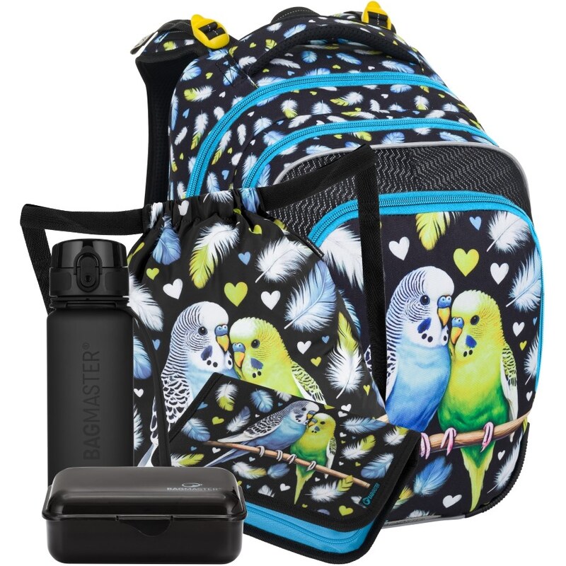 Bagmaster BETA 25 A veľký školský set pre prváčikov – papagáj 63475175
