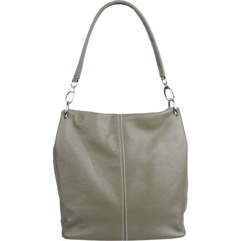 Zelená kožená talianska kabelka Fiora Verde Khaki NovaKabelka.sk 36577718