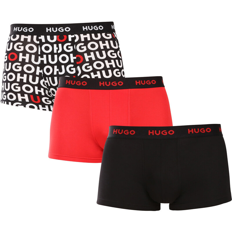 3PACK pánske boxerky HUGO viacfarebné (50532550 963) 62012421
